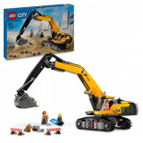 LEGO Excavator galben de constructii Quality Brand