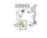 Furtun intercooler, supraalimentare Citroen C5 2008-; Peugeot 407 2004-2011, diametru 50/50 mm, cauciuc, RapidAuto 2334PT-1