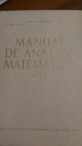 Manual de analiza matematica vol.1-2 N.Dinculeanu,M.Nicolescu,S.Marcus 1964