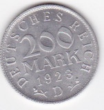 GERMANIA WEIMAR 200 MARK 1923