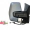 Oglinda exterioara Ford Transit/Tourneo Custom, 07.2017-, montare dreapta, reglaj electric; grunduit; sticla convexa; geam cromat; 10 gauri / 6 pini;