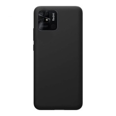 Husa compatibila cu xiaomi redmi 10c, matte efect, camera ultra safe, htpmag, black