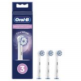 Set 3 rezerve periuta de dinti electrica Braun Oral-B Sensitive Clean, Clean&amp;Care, 80338478