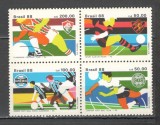 Brazilia.1988 Cluburi de fotbal bloc 4 SB.430
