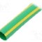 Tub termocontractant, 6mm, 30m, galben-verde, HELLERMANNTYTON - 333-30607