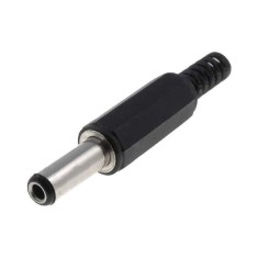 Mufa alimentare DC tata 5.5x 2.1 mm 14mm pe cablu PC-2.1/5.5-14