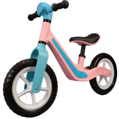 Bicicleta fara pedale cu lumini si muzica Rider, Action One, 12 inch, Roz