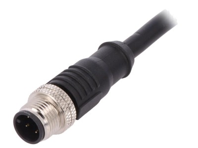 Conector M12 4 pini IP67 cu cablu foto