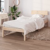 vidaXL Cadru de pat, 90x200 cm, lemn masiv de pin