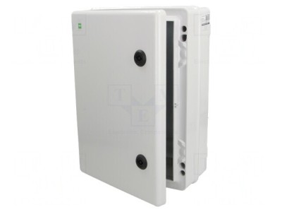 Carcasă montare pe perete ABS gri 252x352x142mm foto