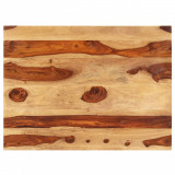 Blat de masă, 70x80 cm, lemn masiv sheesham, 15-16 mm