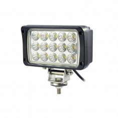 Proiector LED Auto Offroad 45W/12V-24V, 3300 Lumeni, Dreptunghiular, Flood Beam 60 Grade