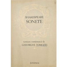 Gheorghe Tomozei, Shakespeare - Sonete, versiune rom&acirc;nească, 1978