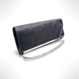 Cumpara ieftin Geanta plic de seara, pentru ocazii si petreceri, culor sidef, 26 x 12 cm, Magrot B 41 - Negru