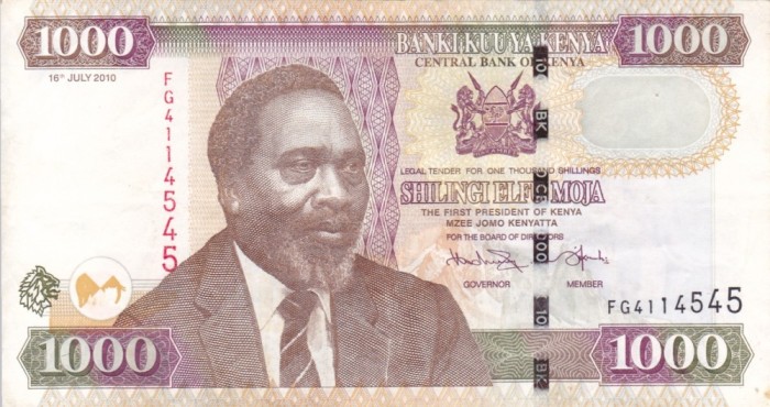 KENYA 1.000 shillingi 2010 VF+++!!!