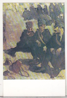 bnk cp Constanta - Muzeul de arheologie - D Harlescu - Prizonieri - necirculata foto