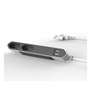 Prelungitor 2 prize prize EU+ 2 USB 2.1A 1.5m PowerBar Allocacoc foto