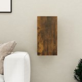 VidaXL Comodă TV, stejar fumuriu, 30,5x30x60 cm, lemn prelucrat