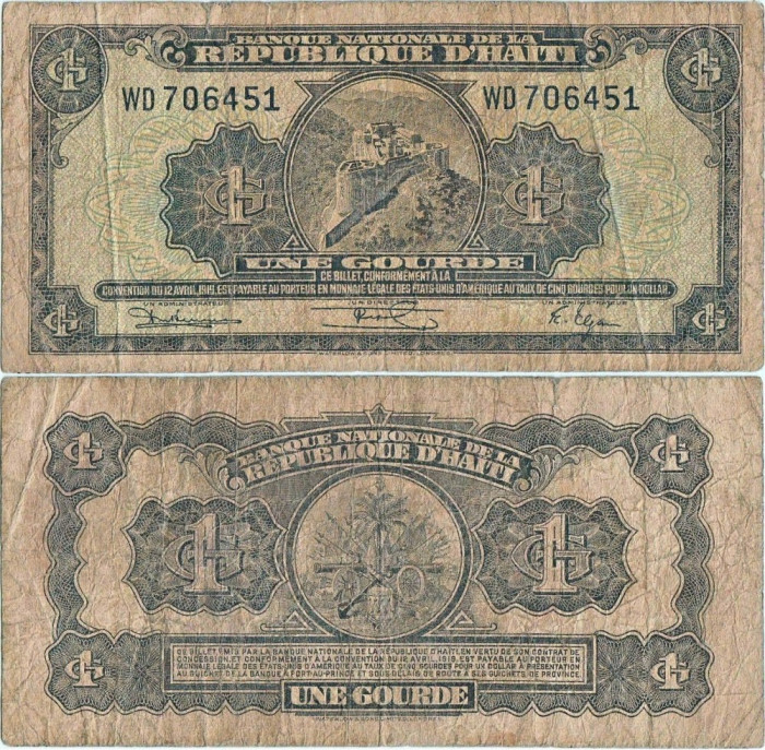 1950 , 1 gourde ( P-174 ) - Haiti