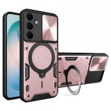 Husa pentru Samsung Galaxy S26 Plus S947, Techsuit, CamGuard Pro, Roz Aurie