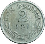 Romania, 2 lei 1924 Poissy * cod 3