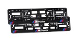 Cumpara ieftin Set 2 suporti numar inmatriculare personalizat - M Power, Autohelix MSA