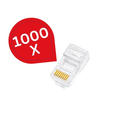 Pachet 1000 bucati Mufa RJ45 cat5 SafetyGuard Surveillance | Okazii.ro
