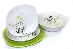 Set serviciu masa ceramica 19 piese GREEN HAZAN Seramic foto