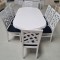 SET MARCO 1 MASA 160/195 CM + 8 SCAUNE PERSONALIZABIL PE CULORI
