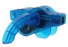 Instrument curatare lant bicicleta, plastic, albastru, 115g