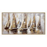 Cumpara ieftin Tablou canvas Yelkan Pako World, cu rama, 120x3.5x60 cm