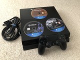 PS4 PLAYSTATION 4 500GB 1 MANETA + 5 JOCURI + CABLU HDMI + FC24 MINECRAFT FIFA22 COD MW UNCHARTED 4