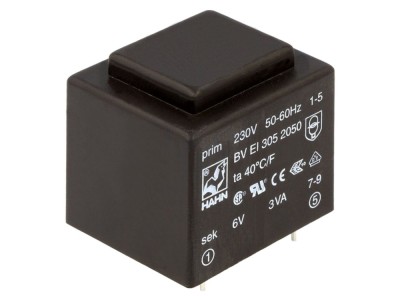 Transformator &amp;icirc;ncapsulat 3VA 230V 6V foto