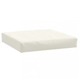 Cumpara ieftin Perna de paleti, melanj crem, 60x60x9,5 cm, material textil