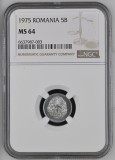 5 Bani 1975 UNC GRADATANGC MS 64