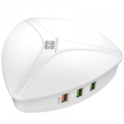 Incarcator Retea Statie USB Ldnio A6801, 6 x USB, 40W, Quick Charge, Alb foto