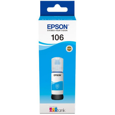 Epson 106 ecotank cyan ink bottle foto