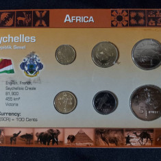 Seria completata monede - Republica Seychelles 2004-2007 , 6 monede