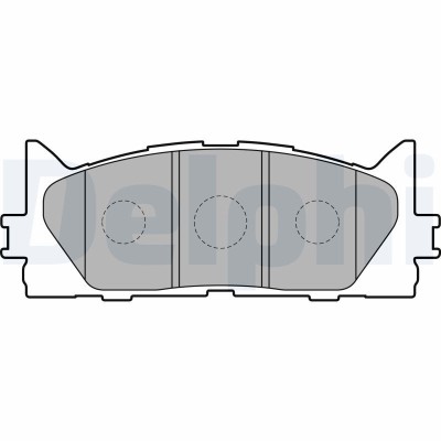 DELPHI LP2169 set placute frana,frana disc foto