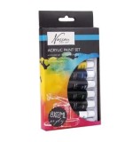 Set tempera acrilica Craft, 8 x 12 ml