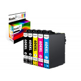 Set 4 Cartuse de imprimanta Koala pentru Epson 604XL (2xnegru, 1xcyan, 1xgalben) - NOU