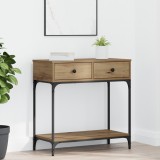 vidaXL Masă Consolă Stejar Artisan 75x34.5x75 cm Lemn Prelucrat