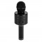 Microfon karaoke fara fir, port USB, card TF, acumulator 1200 mAh