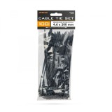 Clema de cablu Handy 200 x 4,6 mm, nylon 66, negru, set 100 buc