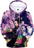 Pentru Cosplay Demon Slayer Anime Pulover Hoodie - Halloween Unisex Adult Manga, Oem