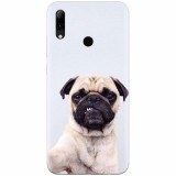 Husa silicon pentru Huawei P Smart 2019, Simple Pug Selfie