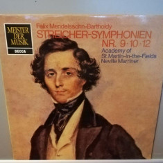 Mendelssohn- Bartholdy – Symphony no 9,10,12 (1973/Decca/RFG) - Vinil/ca Nou