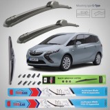 Cumpara ieftin Ștergătoare Opel Zafira Tourer (2011&ndash;2016) Flat | Set Complet &ndash; TeamCar&reg;