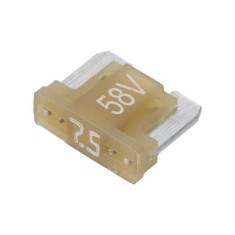 Siguranta 7.5A 58VDC auto 11mm aliaj de staniu ESKA 341726-58V