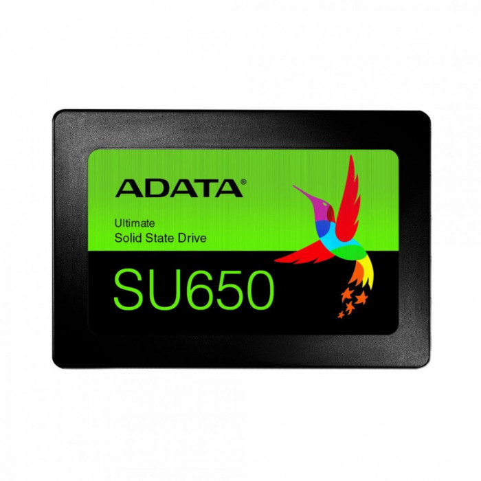 Ssd adata ultimate su650 2.5 240gb sata iii 3d nand ssd r/w speed: 500/430mb/s